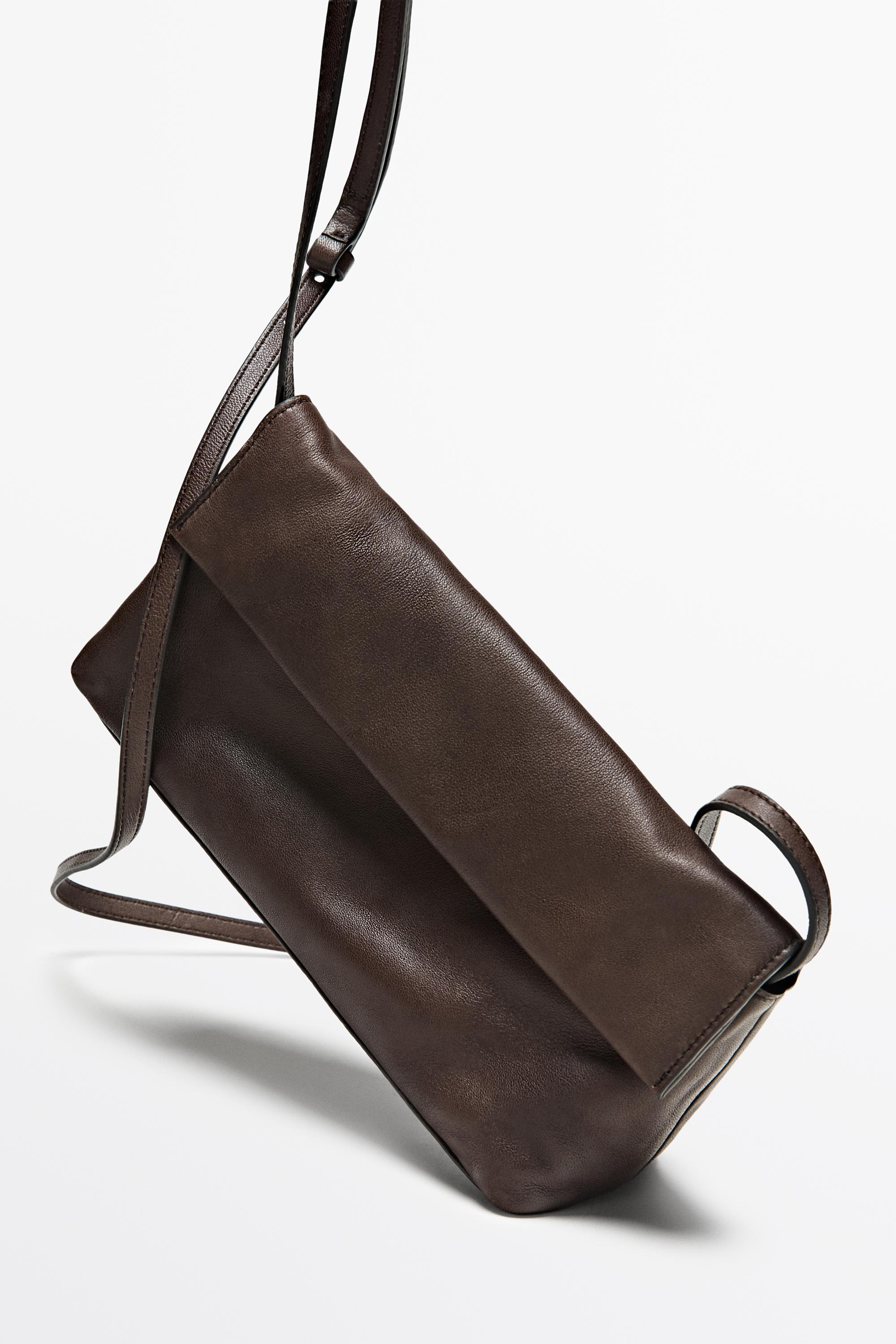Sac à bandoulière en cuir nappa